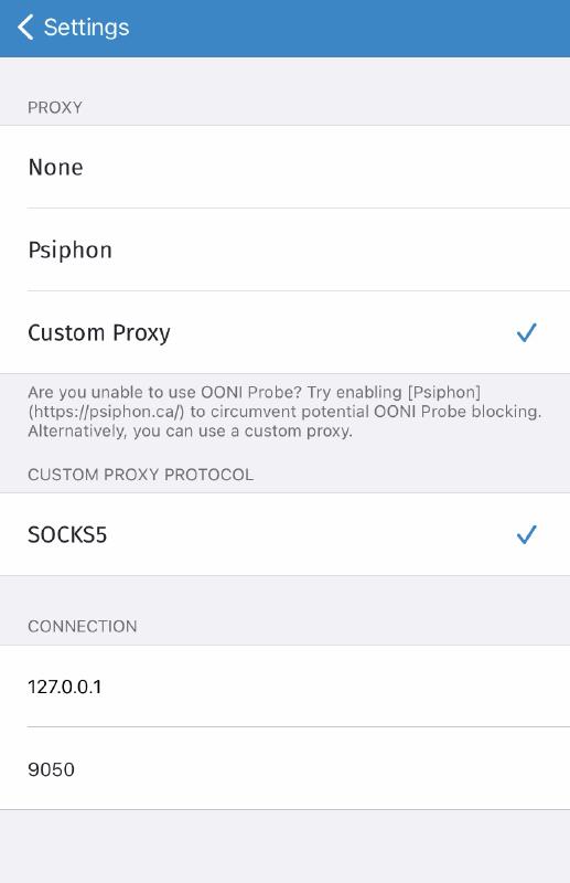 Backend proxy custom